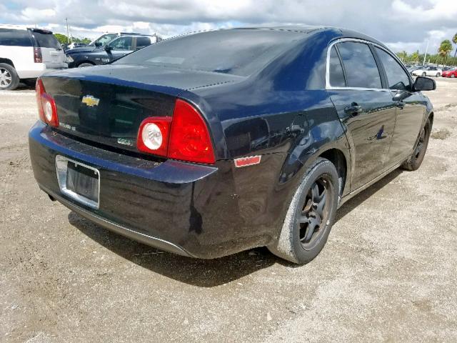 1G1ZC5E01AF179421 - 2010 CHEVROLET MALIBU 1LT 黑色 照片 4
