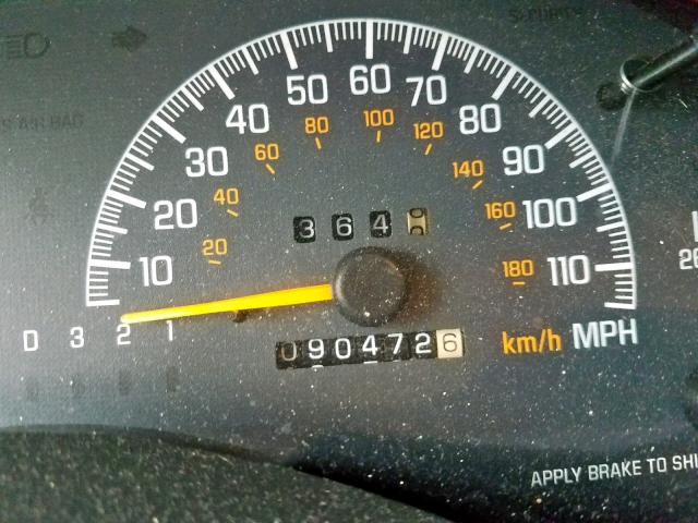 1G2WP12K5YF143436 - 2000 PONTIAC GRAND PRIX RED photo 8