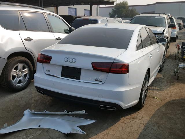 WAUG8AFC6JN007745 - 2018 AUDI A6 PREMIUM WHITE photo 4