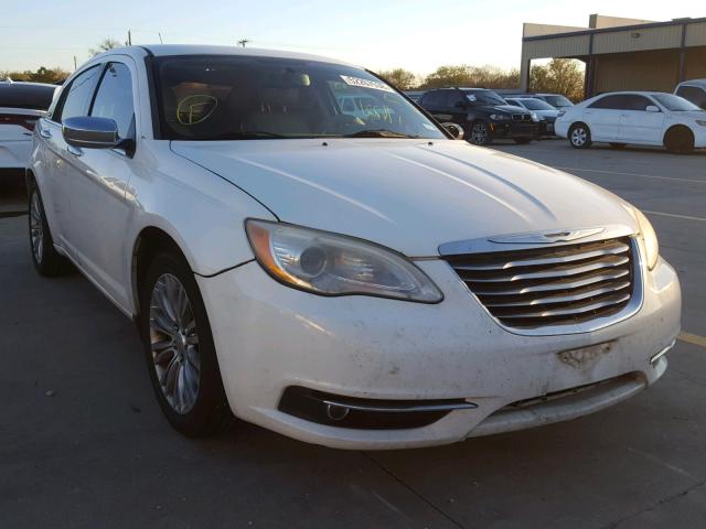 1C3BC2FG2BN522560 - 2011 CHRYSLER 200 LIMITE WHITE photo 1