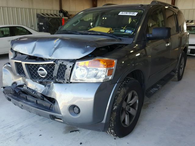 5N1BA0ND9DN604913 - 2013 NISSAN ARMADA SV GRAY photo 2