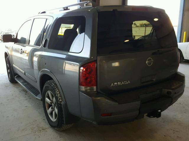 5N1BA0ND9DN604913 - 2013 NISSAN ARMADA SV GRAY photo 3