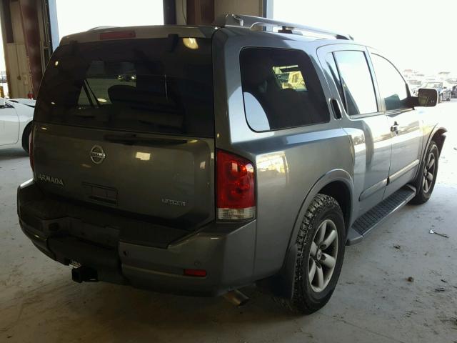 5N1BA0ND9DN604913 - 2013 NISSAN ARMADA SV GRAY photo 4