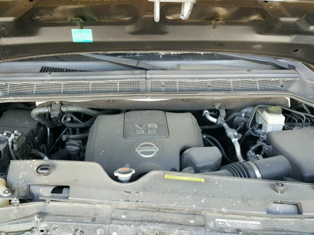 5N1BA0ND9DN604913 - 2013 NISSAN ARMADA SV GRAY photo 7