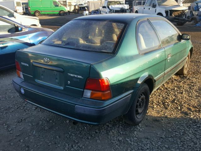 JT2AC52L4T0152604 - 1996 TOYOTA TERCEL STD GREEN photo 4