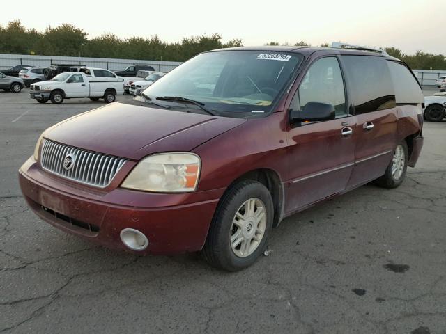 2MRDA222X6BJ00751 - 2006 MERCURY MONTEREY L BURGUNDY photo 2