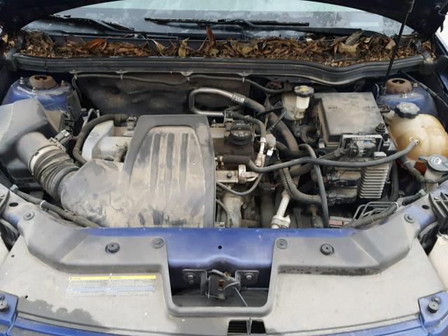 1G2AL15F677270578 - 2007 PONTIAC G5 BLUE photo 7