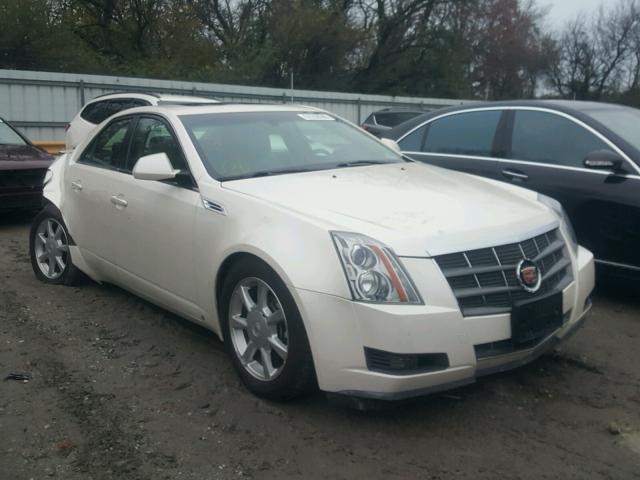 1G6DP57V280126614 - 2008 CADILLAC CTS HI FEA WHITE photo 1