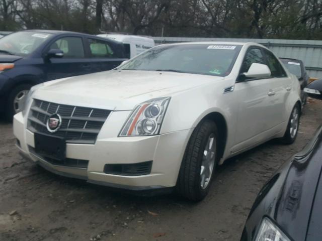 1G6DP57V280126614 - 2008 CADILLAC CTS HI FEA WHITE photo 2