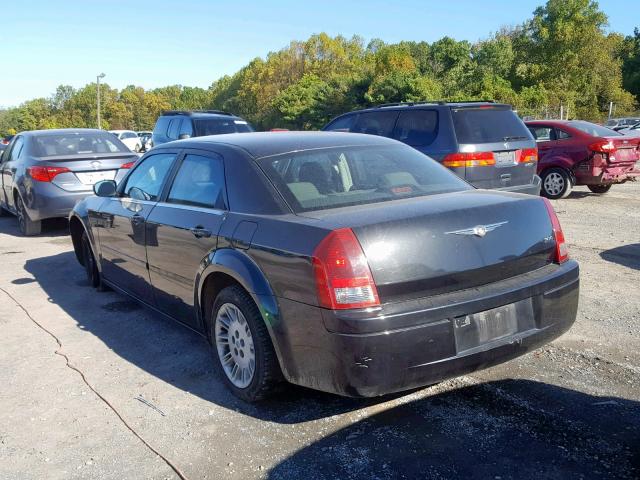 2C3KA43R06H309760 - 2006 CHRYSLER 300 BLACK photo 3