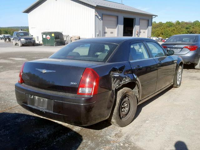 2C3KA43R06H309760 - 2006 CHRYSLER 300 BLACK photo 4