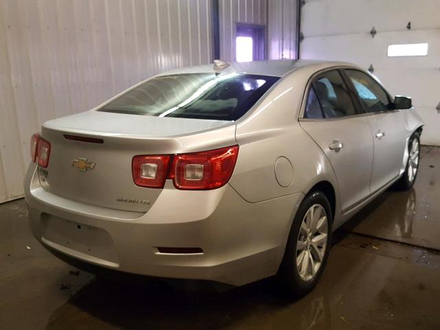 1G11F5SLXFU147749 - 2015 CHEVROLET MALIBU LTZ SILVER photo 4