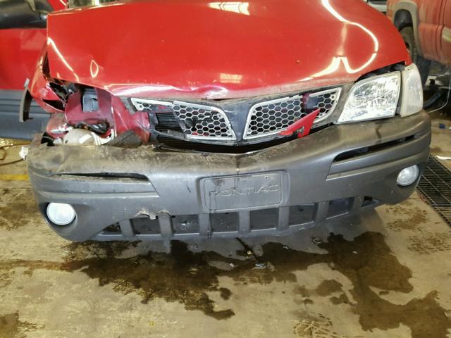 1GMDX03E81D153140 - 2001 PONTIAC MONTANA RED photo 7