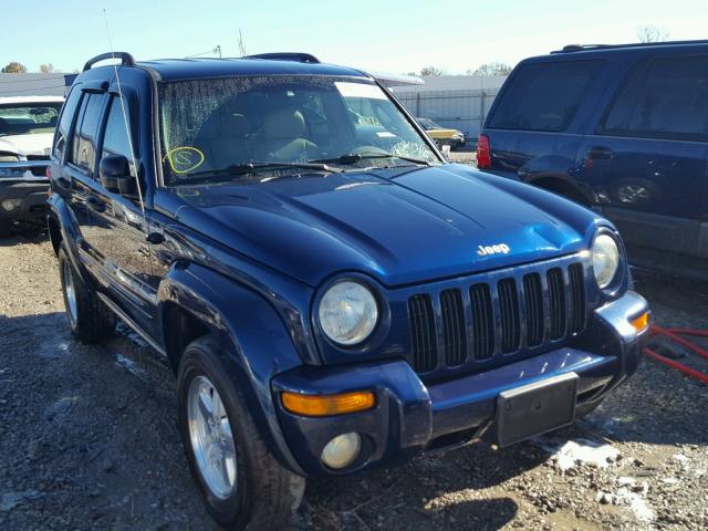 1J4GL58K32W152115 - 2002 JEEP LIBERTY LI BLUE photo 1