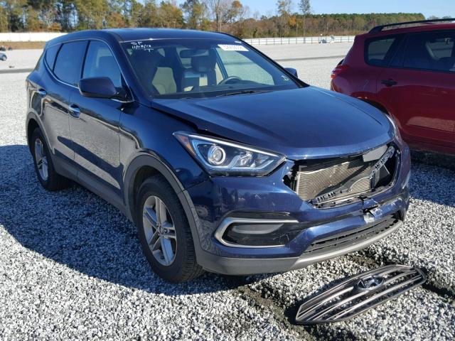 5XYZT3LB0HG436429 - 2017 HYUNDAI SANTA FE S BLUE photo 1