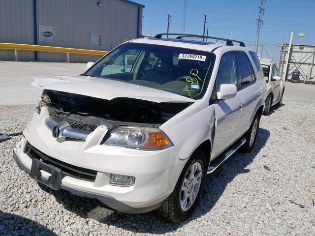 2HNYD18805H505749 - 2005 ACURA MDX TOURIN WHITE photo 2