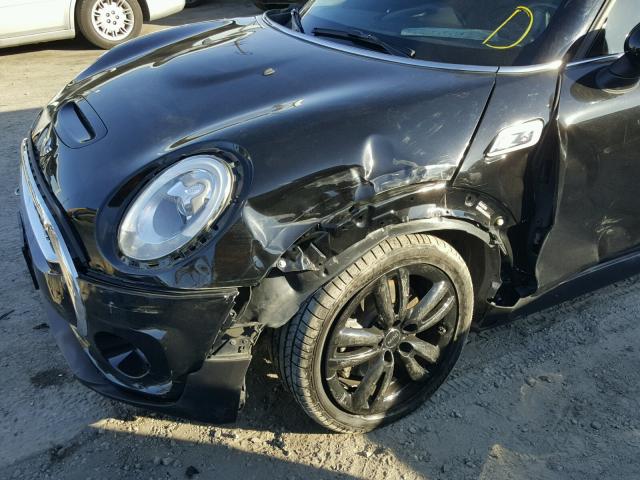 WMWLN9C56G2B30759 - 2016 MINI COOPER S C BLACK photo 9