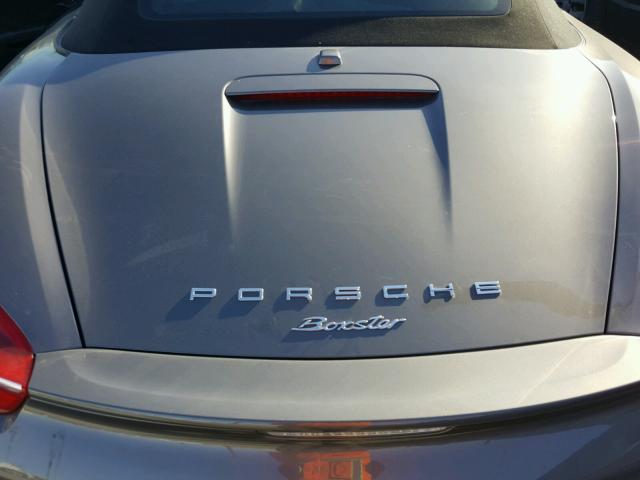 WP0CA2A88EK120859 - 2014 PORSCHE BOXSTER GRAY photo 7