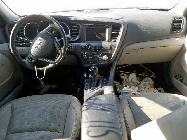 5XXGN4A70CG022439 - 2012 KIA OPTIMA EX SILVER photo 9