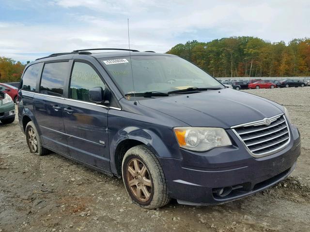 2A8HR54P88R731511 - 2008 CHRYSLER TOWN & COU BLUE photo 1