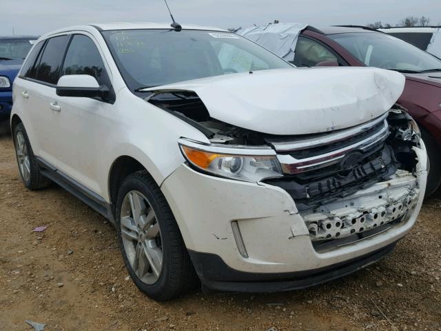 2FMDK3J9XCBA27182 - 2012 FORD EDGE SEL WHITE photo 1