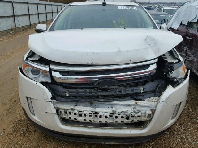 2FMDK3J9XCBA27182 - 2012 FORD EDGE SEL WHITE photo 9