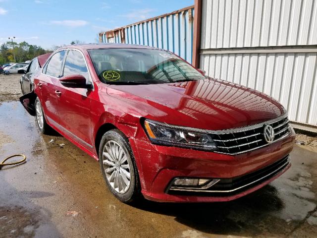 1VWBT7A39GC050015 - 2016 VOLKSWAGEN PASSAT SE RED photo 1