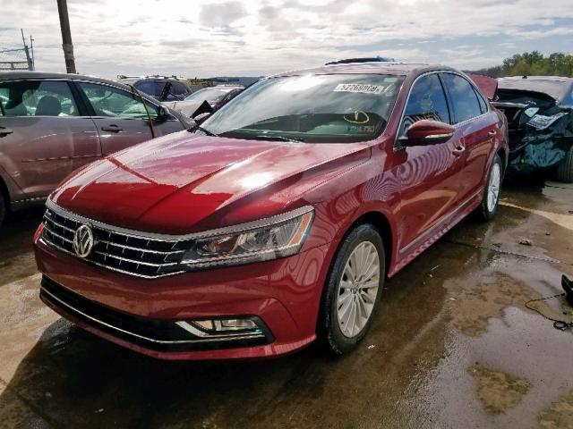 1VWBT7A39GC050015 - 2016 VOLKSWAGEN PASSAT SE RED photo 2