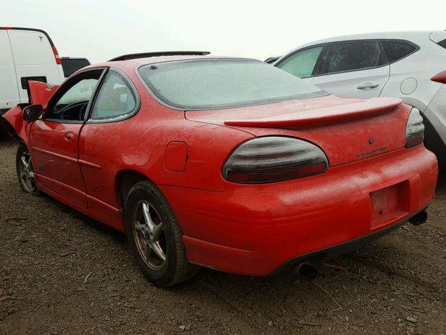 1G2WR12142F100554 - 2002 PONTIAC GRAND PRIX 红色 照片 3