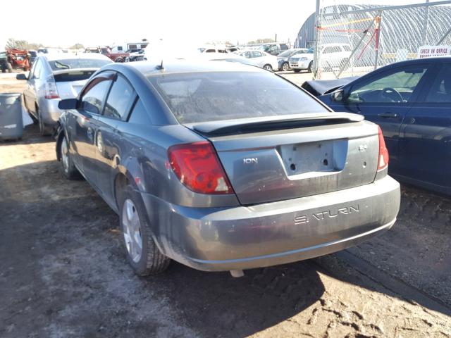 1G8AW18BX7Z113159 - 2007 SATURN ION LEVEL GRAY photo 3