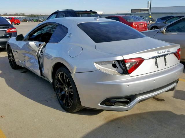 ZAM45VLA8E0075357 - 2014 MASERATI GRANTURISM SILVER photo 3