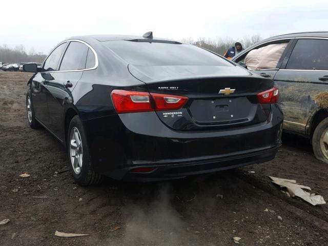 1G1ZB5ST0HF276511 - 2017 CHEVROLET MALIBU LS 黑色 照片 3