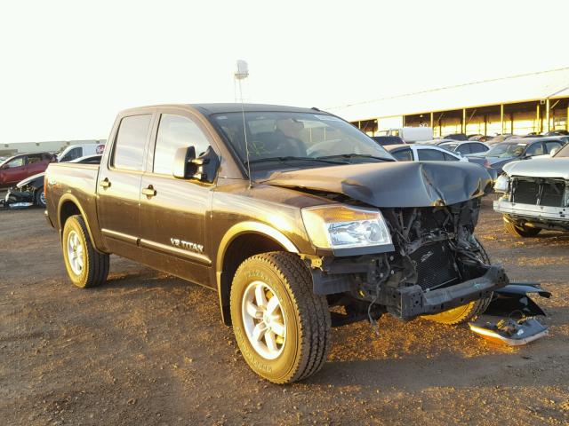 1N6BA0EC0CN307939 - 2012 NISSAN TITAN S BLACK photo 1