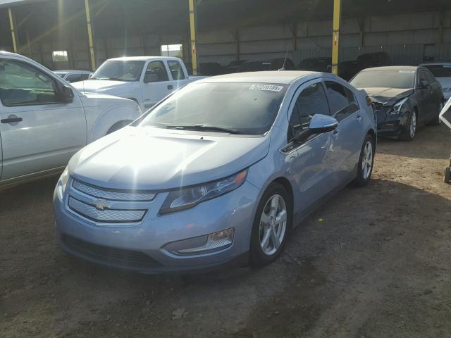 1G1RE6E4XDU149885 - 2013 CHEVROLET VOLT BLUE photo 2