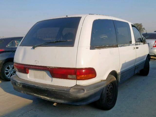 JT3AC22S0M0010821 - 1991 TOYOTA PREVIA LE WHITE photo 4