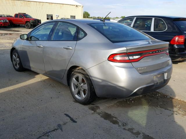 1C3CDFBB3FD330112 - 2015 DODGE DART SXT GRAY photo 3