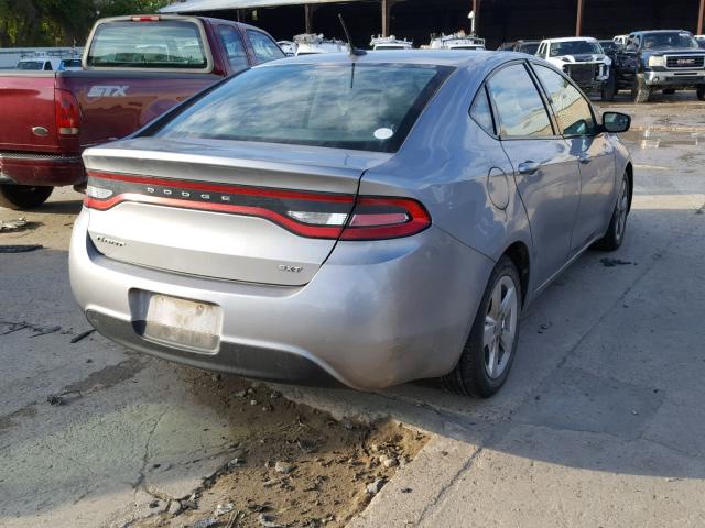 1C3CDFBB3FD330112 - 2015 DODGE DART SXT GRAY photo 4