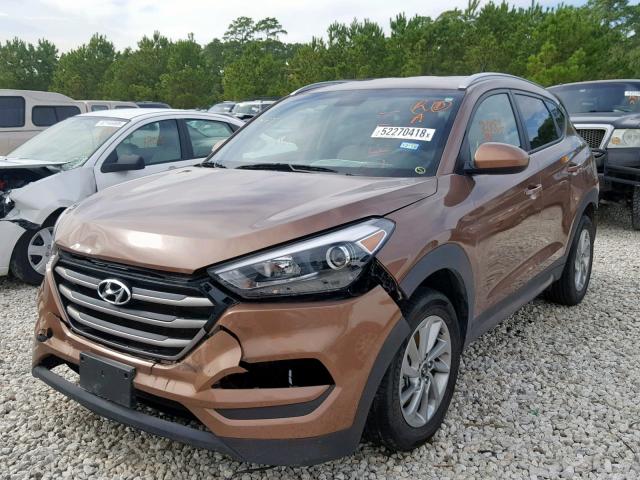 KM8J3CA45GU229741 - 2016 HYUNDAI TUCSON LIM BROWN photo 2