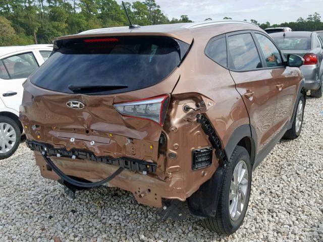 KM8J3CA45GU229741 - 2016 HYUNDAI TUCSON LIM BROWN photo 4