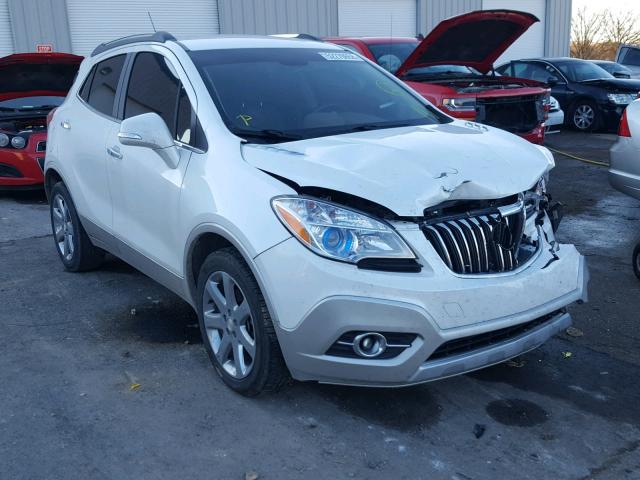 KL4CJCSB0EB728708 - 2014 BUICK ENCORE WHITE photo 1