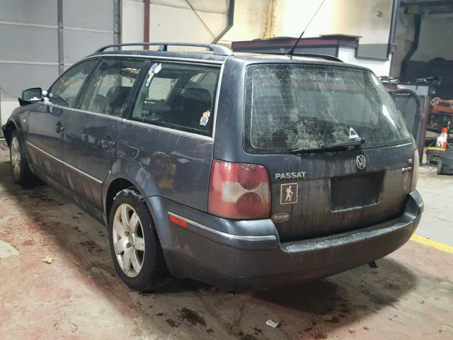 WVWYH63B32E055494 - 2002 VOLKSWAGEN PASSAT GLX 灰色 照片 3