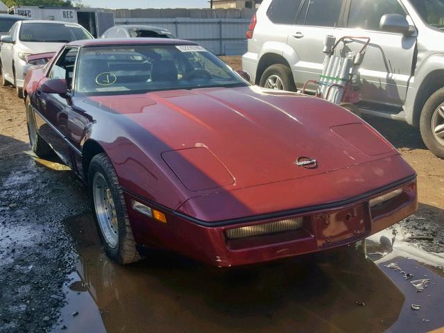 1G1AY0788E5104196 - 1984 CHEVROLET CORVETTE RED photo 1