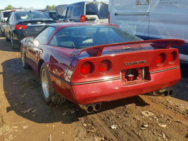 1G1AY0788E5104196 - 1984 CHEVROLET CORVETTE RED photo 3