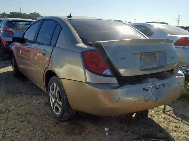 1G8AJ55F16Z150225 - 2006 SATURN ION LEVEL GOLD photo 3