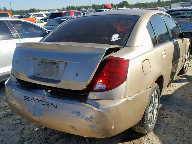 1G8AJ55F16Z150225 - 2006 SATURN ION LEVEL GOLD photo 4