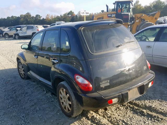 3A4FY58B77T514294 - 2007 CHRYSLER PT CRUISER BLACK photo 3