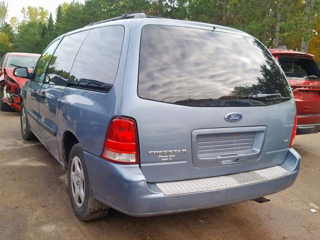 2FMZA51694BA36659 - 2004 FORD FREESTAR S BLUE photo 3