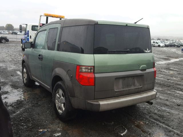 5J6YH28504L010520 - 2004 HONDA ELEMENT EX GREEN photo 3