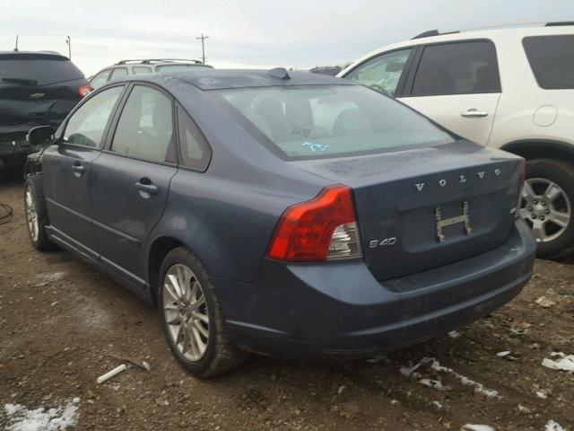 YV1MS382392466018 - 2009 VOLVO S40 2.4I BLUE photo 3