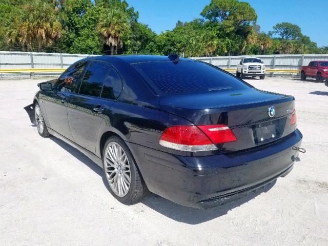 WBAHL83508DT12305 - 2008 BMW 750I BLACK photo 3